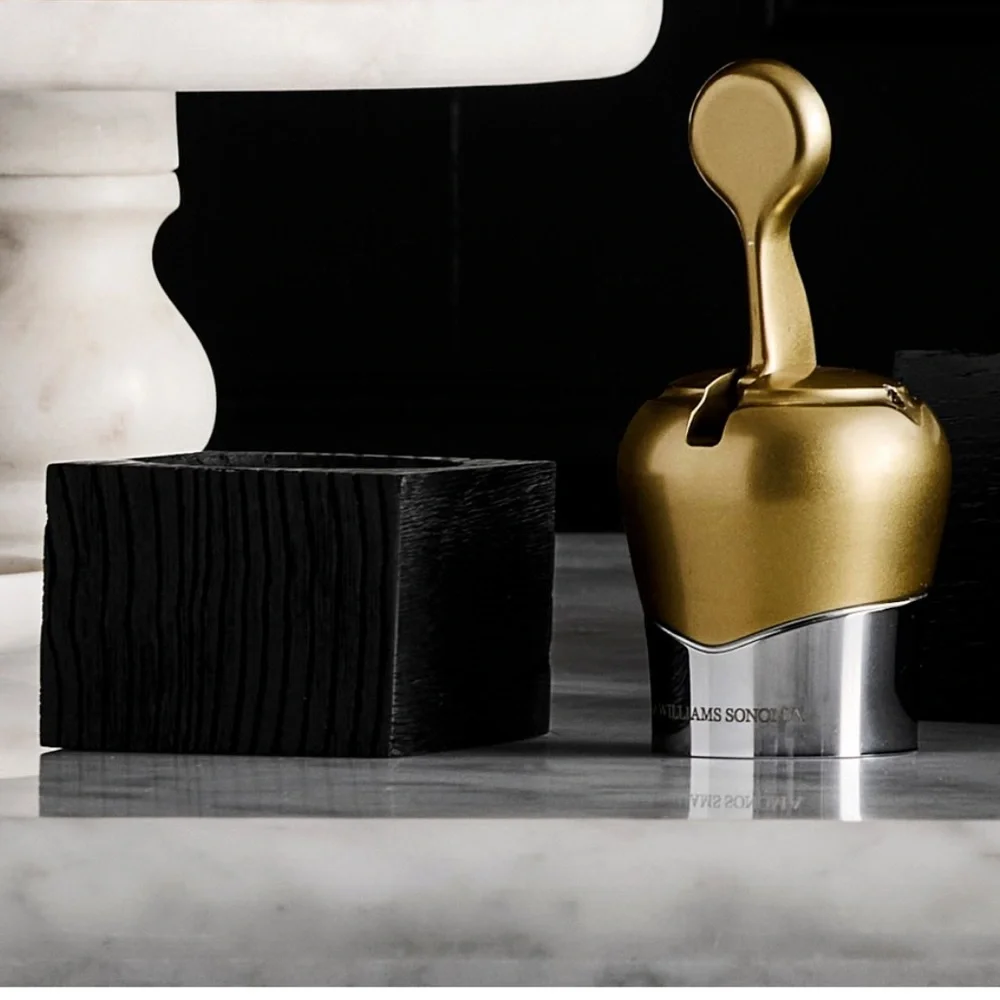 Williams Sonoma NWT Gold and Silver Champagne Stopper